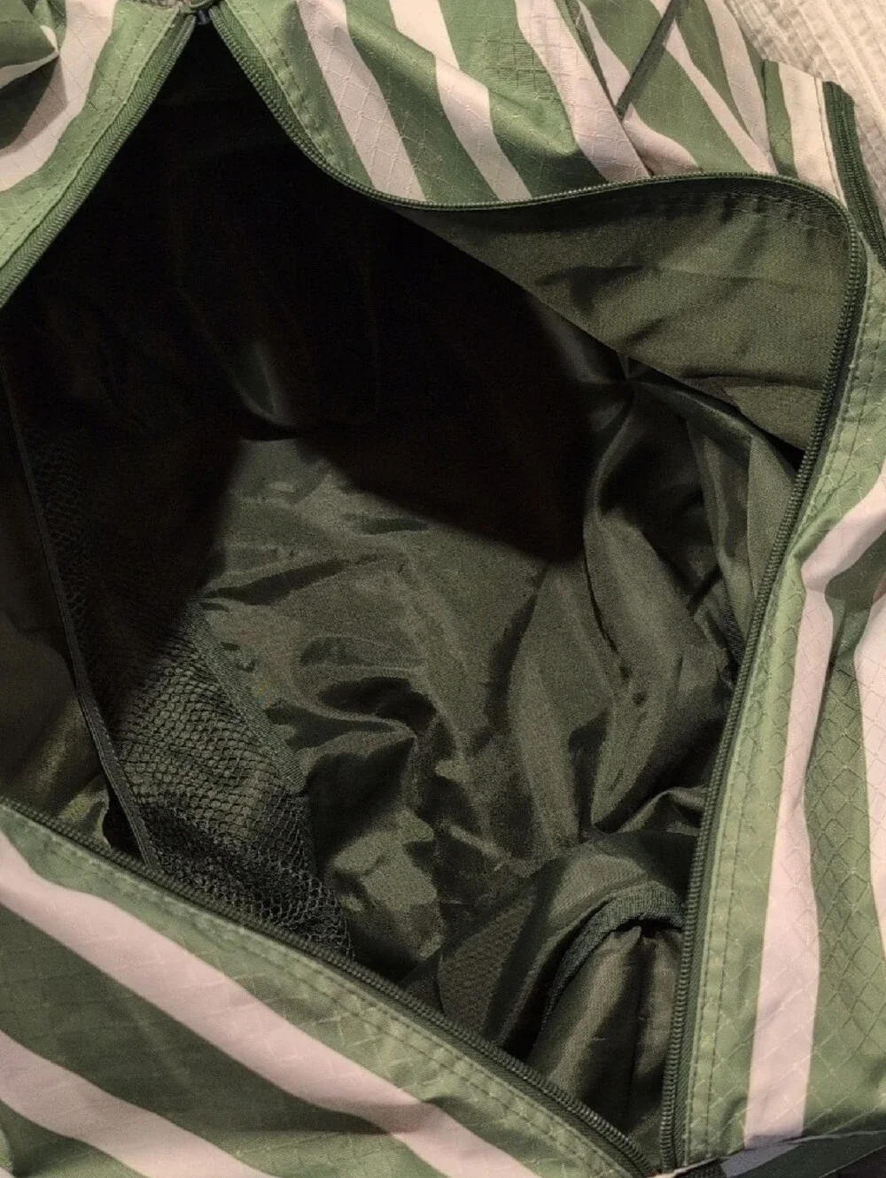 Green Striped Duffel Bag From Thirty One Gifts - Men